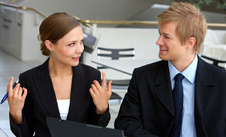 Business people meeting
